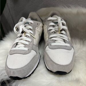 Nike White and Light Blue Sneakers